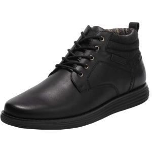 imageBruno Marc Mens Mid Top Chukka Sneaker Lace Up Dress BootBlack Monochrome
