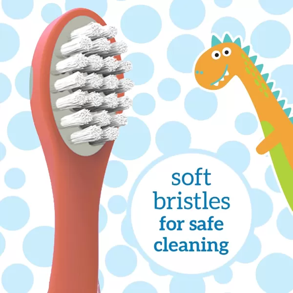 Dr. Brown's Baby and Toddler Toothbrush, Flamingo 1-Pack, 1-4 Years