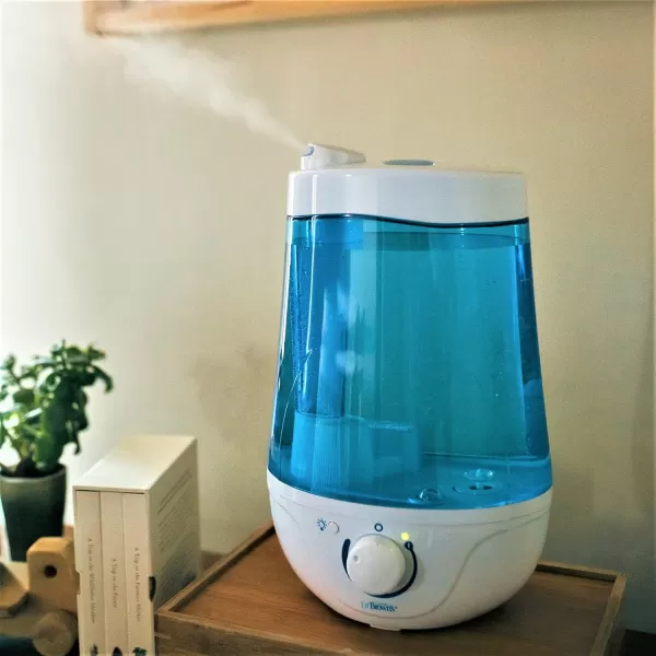 Dr. Brown's Cool Mist Ultrasonic Humidifier for Baby with Diffuser and Night Light