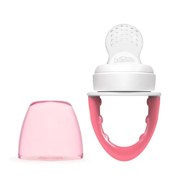 Dr. Brown's Designed to Nourish, Fresh Firsts Silicone Feeder, Pink, One Size