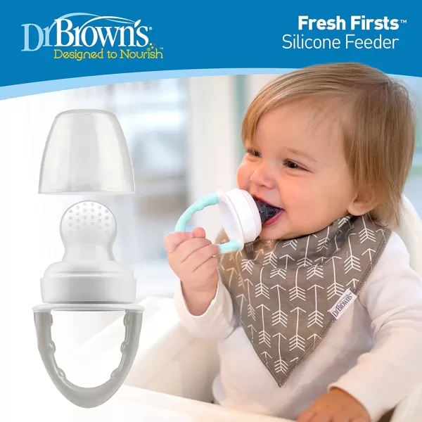 Dr. Brown's Designed to Nourish, Fresh Firsts Silicone Feeder, Pink, One Size