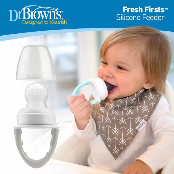 Dr. Brown's Designed to Nourish, Fresh Firsts Silicone Feeder, Pink, One Size