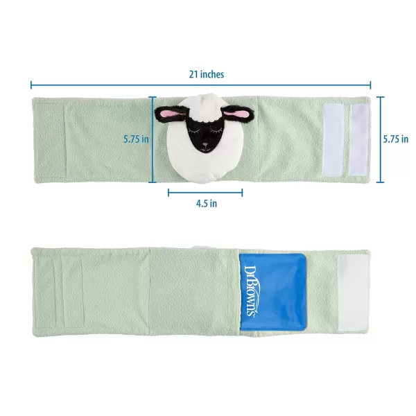 Dr. Brown's Gripebelt for Colic Relief,Heated Tummy Wrap,Baby Swaddling Belt for Gas Relief,Natural Relief for Upset Stomach in Babies and Toddlers,Pink Monster