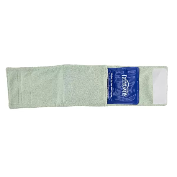 Dr. Brown's Gripebelt for Colic Relief,Heated Tummy Wrap,Baby Swaddling Belt for Gas Relief,Natural Relief for Upset Stomach in Babies and Toddlers,Pink Monster