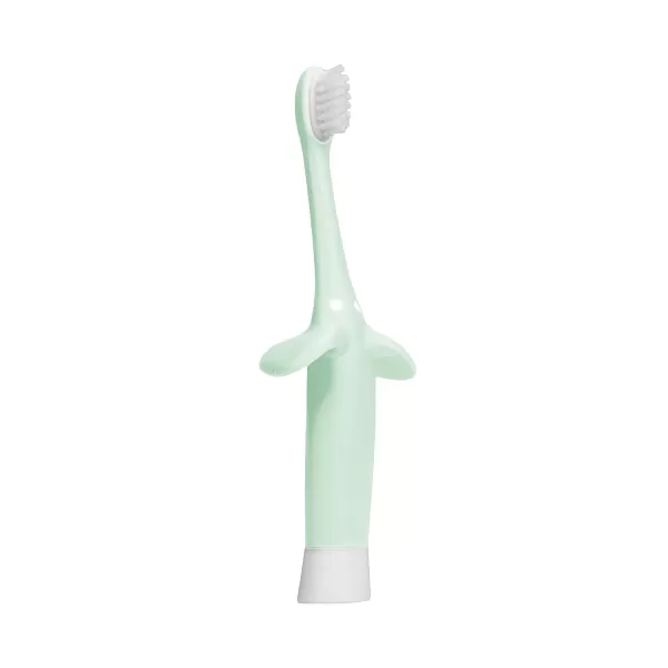 Dr. Brown's Infant-to-Toddler Toothbrush, Elephant, Mint, 0-3 Years