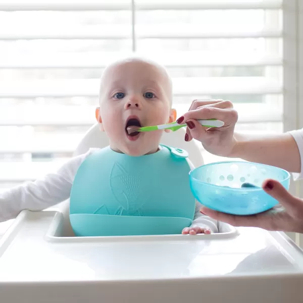 Dr. Brown's Soft-Tip Toddler Spoons with Long Handle for Baby-Led Weaning, BPA Free - 6-Pack