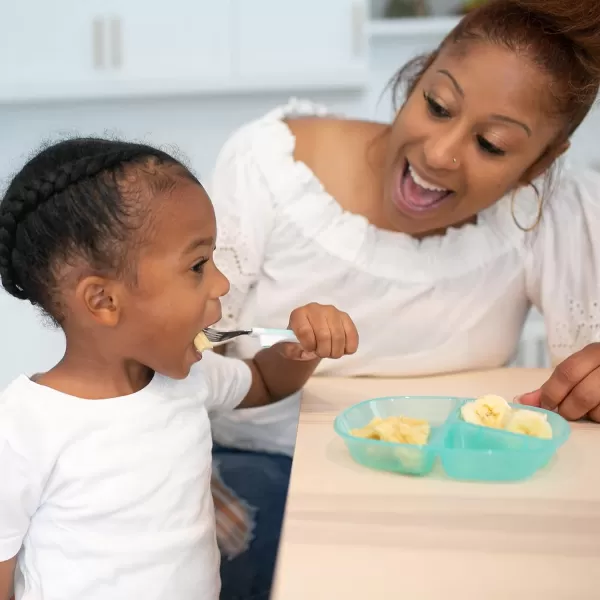 Dr. Brown's Stackable Plates for Toddlers and Babies, BPA Free, 4-Pack, 4m+