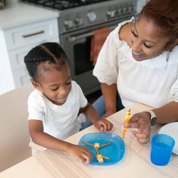 Dr. Brown's Stackable Plates for Toddlers and Babies, BPA Free, 4-Pack, 4m+