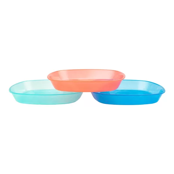 Dr. Brown's Stackable Plates for Toddlers and Babies, BPA Free, 4-Pack, 4m+