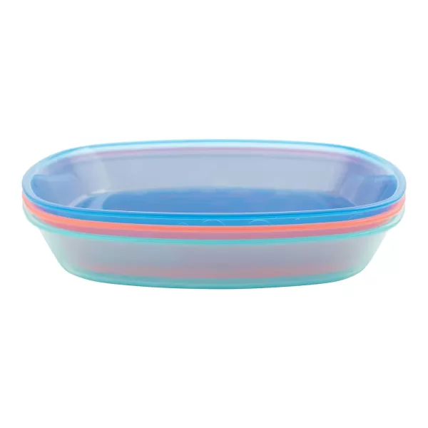 Dr. Brown's Stackable Plates for Toddlers and Babies, BPA Free, 4-Pack, 4m+