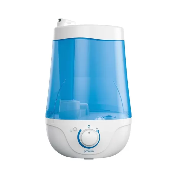 Dr. Brown's Cool Mist Ultrasonic Humidifier for Baby with Diffuser and Night Light