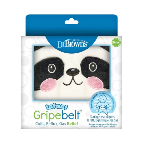 Dr. Brown's Gripebelt for Colic Relief,Heated Tummy Wrap,Baby Swaddling Belt for Gas Relief,Natural Relief for Upset Stomach in Babies and Toddlers,Pink Monster