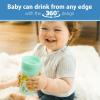 imageDr Browns Milestones Cheers 360 Cup Spoutless Transition Cup Travel Friendly ampamp LeakFree Sippy Cup Blue Alligator 10 oz300 mL1Pack Green Animals  10 oz
