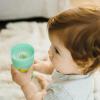 imageDr Browns Milestones Cheers 360 Cup Spoutless Transition Cup Travel Friendly ampamp LeakFree Sippy Cup Blue Alligator 10 oz300 mL1Pack Green Animals  10 oz