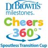 imageDr Browns Milestones Cheers 360 Cup Spoutless Transition Cup Travel Friendly ampamp LeakFree Sippy Cup Blue Alligator 10 oz300 mL1Pack Pink Animals  10 oz