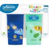 imageDr Browns Milestones Cheers 360 Cup Spoutless Transition Cup Travel Friendly ampamp LeakFree Sippy Cup Blue Alligator 10 oz300 mL2pack Blue  Green Animals  10 Oz