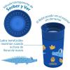imageDr Browns Milestones Cheers 360 Cup Spoutless Transition Cup Travel Friendly ampamp LeakFree Sippy Cup Blue Alligator 10 oz300 mL2pack Blue  Green Animals  10 Oz
