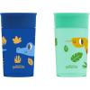 imageDr Browns Milestones Cheers 360 Cup Spoutless Transition Cup Travel Friendly ampamp LeakFree Sippy Cup Blue Alligator 10 oz300 mL2pack Blue  Green Animals  10 Oz