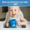 imageDr Browns Milestones Cheers 360 Cup Spoutless Transition Cup Travel Friendly ampamp LeakFree Sippy Cup Blue Alligator 10 oz300 mL7 oz  Blue Animals  3 Pack