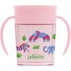 imageDr Browns Milestones Cheers 360 Cup Spoutless Transition Cup Travel Friendly ampamp LeakFree Sippy Cup Blue Alligator 10 oz300 mL7oz Cup with Handles  Pink Animals