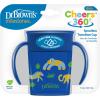 imageDr Browns Milestones Cheers 360 Cup Spoutless Transition Cup Travel Friendly ampamp LeakFree Sippy Cup Blue Alligator 10 oz300 mL7oz Cup with Handles  Blue Animals