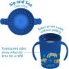 imageDr Browns Milestones Cheers 360 Cup Spoutless Transition Cup Travel Friendly ampamp LeakFree Sippy Cup Blue Alligator 10 oz300 mL7oz Cup with Handles  Blue Animals