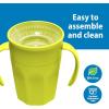 imageDr Browns Milestones Cheers 360 Cup Spoutless Transition Cup with Handles for Easy Grip ampamp LeakFree Learning Pink 7oz200mL 6m Colors May Vary1 Pack  7 oz  Green with Handles