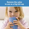 imageDr Browns Milestones Cheers 360 Cup Spoutless Transition Cup with Handles for Easy Grip ampamp LeakFree Learning Pink 7oz200mL 6m Colors May Vary2 Pack  10 oz  Coral  Purple