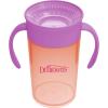 imageDr Browns Milestones Straw to 360 Cup Set Convertible Toddler Training Cup Set with Interchangeable Silicone Straw and 360 Degree Cup Lids Blue Green 10 oz300 mL BPA Free 9m 2 PackCoral Pink