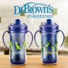 imageDr Browns Milestones Hard Spout Insulated Sippy Cup with Handles Blue 10 oz 2 Pack 12mBlue