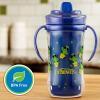 imageDr Browns Milestones Hard Spout Insulated Sippy Cup with Handles Blue 10 oz 2 Pack 12mBlue