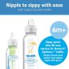 imageDr Browns Milestones Narrow Sippy Bottle 100 Silicone Soft Sippy Spout 8oz250mL Flamingo ampamp Bunny 6m1 Pack  Bunny