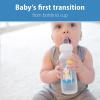 imageDr Browns Milestones Narrow Sippy Bottle 100 Silicone Soft Sippy Spout 8oz250mL Flamingo ampamp Bunny 6m1 Pack  Bunny