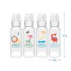imageDr Browns Milestones Narrow Sippy Bottle 100 Silicone Soft Sippy Spout 8oz250mL Flamingo ampamp Bunny 6m1 Pack  Flamingo
