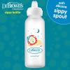 imageDr Browns Milestones Narrow Sippy Bottle 100 Silicone Soft Sippy Spout 8oz250mL Flamingo ampamp Bunny 6m1 Pack  Lion
