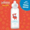 imageDr Browns Milestones Narrow Sippy Bottle 100 Silicone Soft Sippy Spout 8oz250mL Flamingo ampamp Bunny 6m2 Pack  Fox  Lion