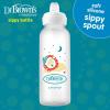 imageDr Browns Milestones Narrow Sippy Bottle 100 Silicone Soft Sippy Spout 8oz250mL Flamingo ampamp Bunny 6m4 Pack  Fox  Lion
