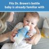 imageDr Browns Milestones Narrow Sippy Spout Bottle with 100 Silicone Handles EasyGrip Handles with Soft Sippy Spout 8oz250mL Black ampamp Ecru 2 Count Pack of 1 6m2 Pack  Light Pink  Ecru