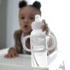 imageDr Browns Milestones Narrow Sippy Spout Bottle with 100 Silicone Handles EasyGrip Handles with Soft Sippy Spout 8oz250mL Black ampamp Ecru 2 Count Pack of 1 6m2 Pack  Green  Gray