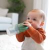 imageDr Browns Milestones Narrow Sippy Spout Bottle with 100 Silicone Handles EasyGrip Handles with Soft Sippy Spout 8oz250mL Black ampamp Ecru 2 Count Pack of 1 6m1 Pack  Green