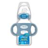 imageDr Browns Milestones WideNeck Sippy Spout Bottle with 100 Silicone Handles EasyGrip Handles with Soft Sippy Spout 9oz270mL Green ampamp Gray 2Pack 6m1 Pack  Light Blue