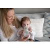imageDr Browns Milestones WideNeck Sippy Spout Bottle with 100 Silicone Handles EasyGrip Handles with Soft Sippy Spout 9oz270mL Green ampamp Gray 2Pack 6m1 Pack  Gray