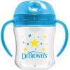 imageDr Browns Transition Sippy Cup with Soft Spout  Pink  6oz  6m2 Pack  6 oz  Blue