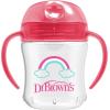 imageDr Browns Transition Sippy Cup with Soft Spout  Pink  6oz  6m6 oz  Pink