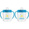 imageDr Browns Transition Sippy Cup with Soft Spout  Pink  6oz  6m2 Pack  6 oz  Blue