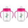 imageDr Browns Transition Sippy Cup with Soft Spout  Pink  6oz  6m2 Pack  9 oz  Pink