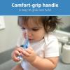 imageDr Browns InfanttoToddler Training Toothbrush Set Blue Elephant with FluorideFree Apple Pear Baby Toothpaste 03 years1 Pack  Blue Elephant