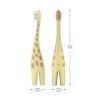 imageDr Browns InfanttoToddler Training Toothbrush Set Blue Elephant with FluorideFree Apple Pear Baby Toothpaste 03 years1 Pack  Giraffe