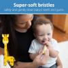 imageDr Browns InfanttoToddler Training Toothbrush Set Blue Elephant with FluorideFree Apple Pear Baby Toothpaste 03 years1 Pack  Giraffe