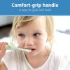 imageDr Browns InfanttoToddler Training Toothbrush Set Blue Elephant with FluorideFree Apple Pear Baby Toothpaste 03 years1 Pack  Mint Elephant